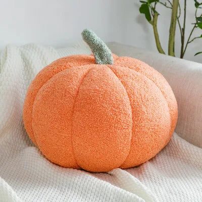 Hauntingly Chic Nordic Pumpkin Pillow