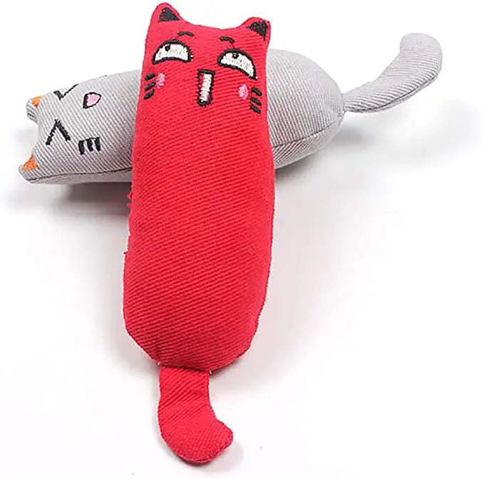 Interactive Cat Grinding Toy with Catnip