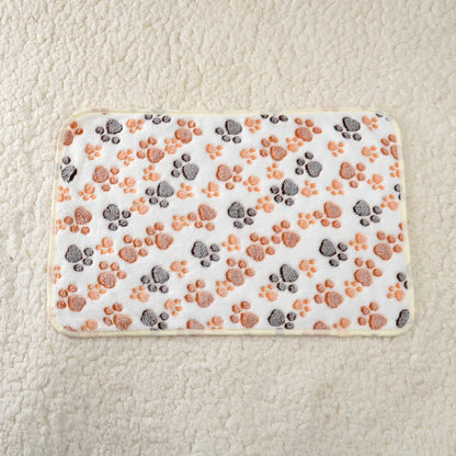 Soft Paw Print Pet Blanket.