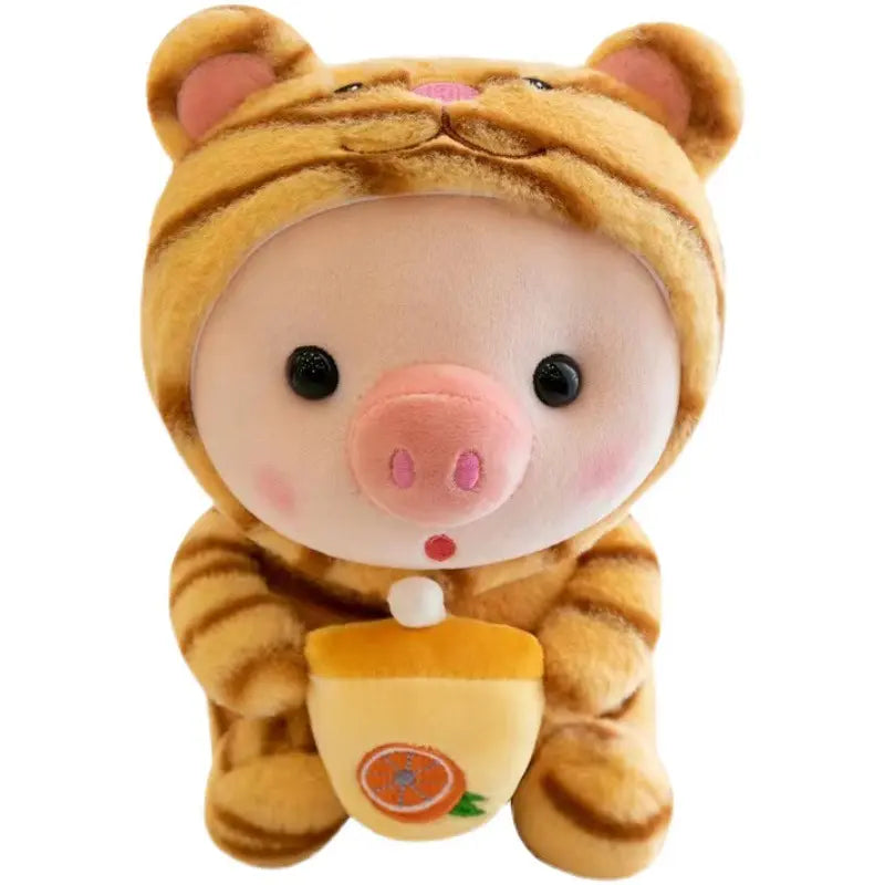 Adorable Boba Pig Soft Plushie