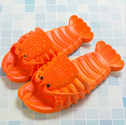 Hilarious Summer Lobster Men's Beach Sandals.