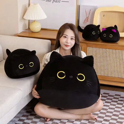 James - Soft Kawaii Black Cat Plush