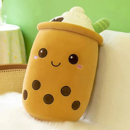 Bubble Boba Tea Cup Pillow: Plush, Stuffed, Popular