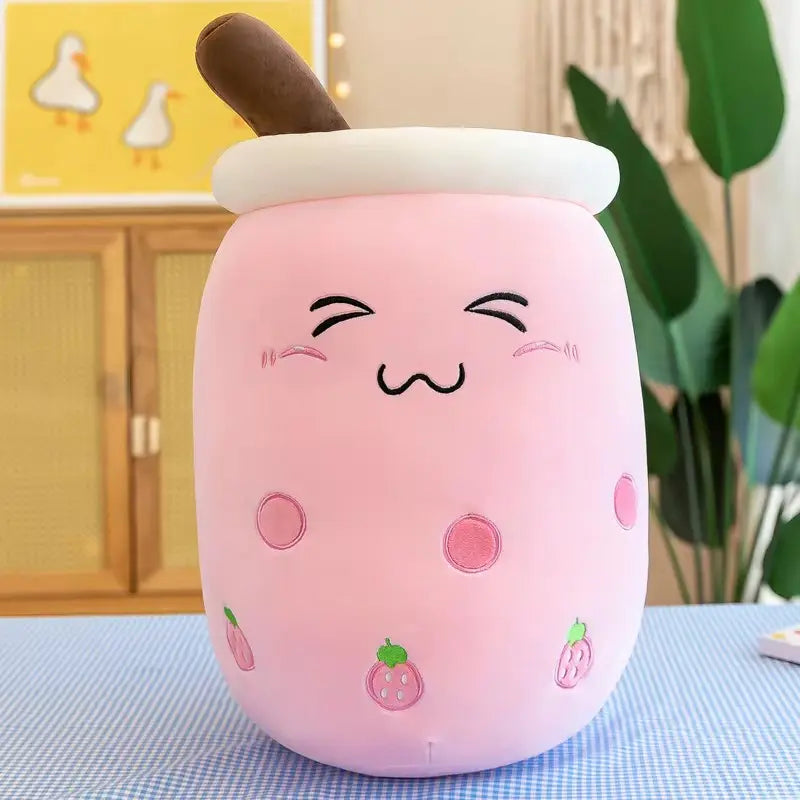 Bubble Boba Tea Cup Pillow: Plush, Stuffed, Popular