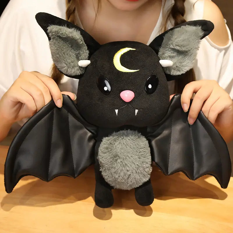 Halloween Plush Bat Man Doll - Gothic Rock Style