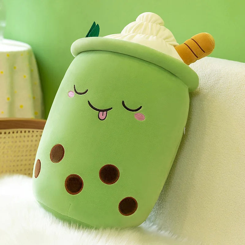 Bubble Boba Tea Cup Pillow: Plush, Stuffed, Popular