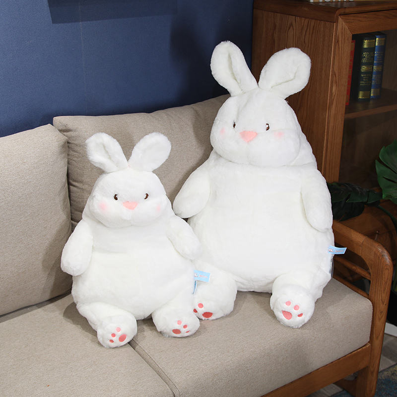 Soft White Rabbit Plush Toy – Plushy Planet